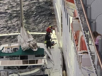Cruise ship rescues stranded boaters off New Caledonia