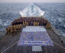 Royal Navy frigate nets third drug bust in five weeks