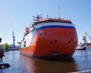 Russian yard starts sea trials of new Arctic research vessel