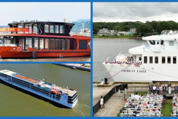 Passenger Vessel News Roundup | August 29 – Newbuild US catamaran cruise ship, a Chinese electric tour boat and more