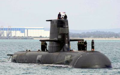 Australian submarine suffers onboard fire while at sea