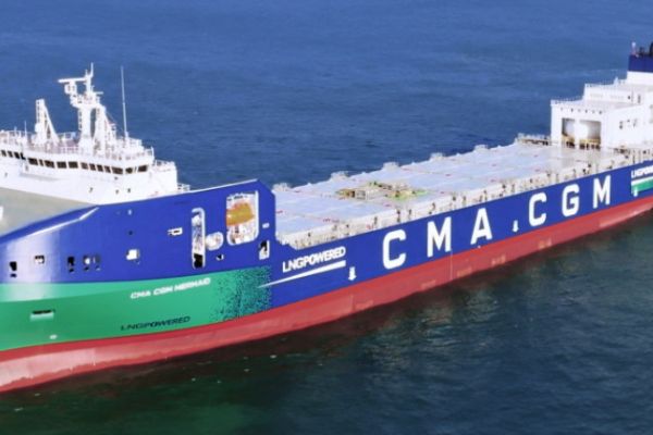 CMA CGM takes delivery of lead vessel of new LNG-fuelled boxship class