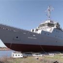 Russian Navy’s newest helicopter training vessel floated out