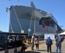 US Navy christens expeditionary sea base John L. Canley
