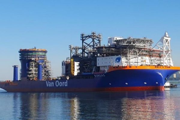Van Oord’s newest installation vessel floated out
