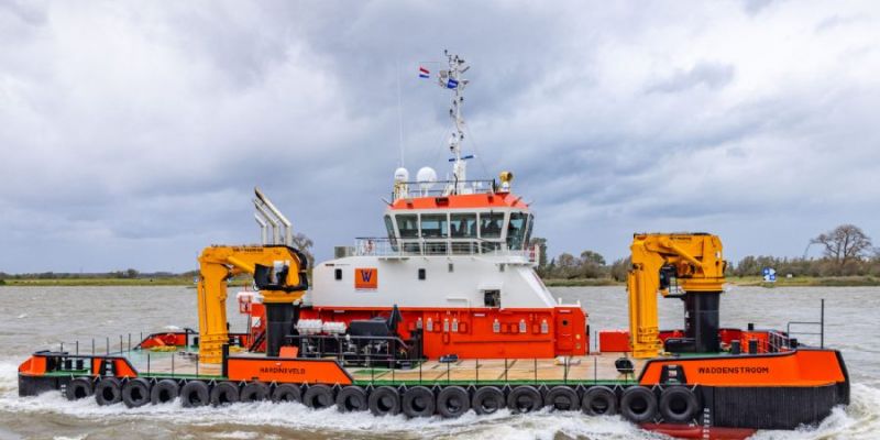 VESSEL REVIEW | Waddenstroom – Catamaran workboat for Dutch renewables support company
