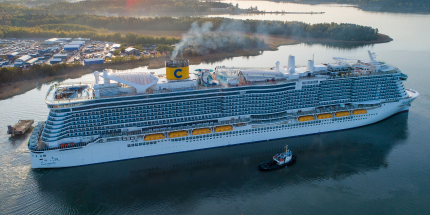 Costa Cruises takes delivery of LNG-fuelled cruise ship from Meyer Turku -  Baird Maritime