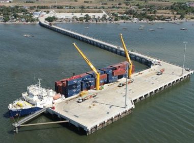 The newly opened Tanza Barge Terminal in Cavite, Philippines
