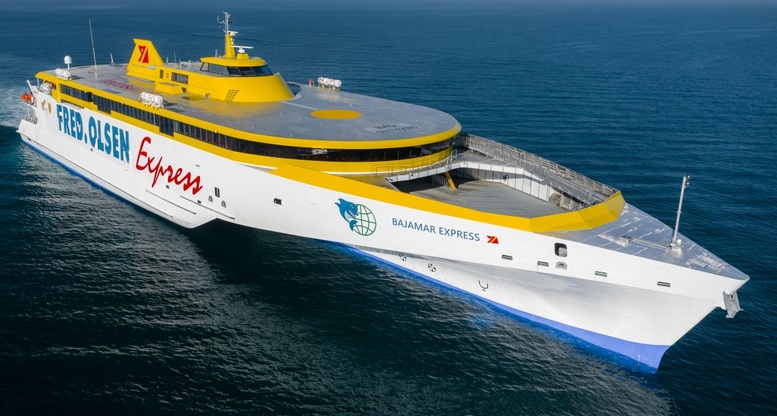 Austal Australia Completes Sea Trials Of First 118 Metre Trimaran Ferry For Fred Olsen Express Baird Maritime