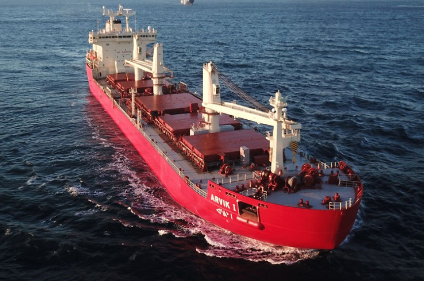 Japanese-built icebreaking bulker delivered to Canada's Fednav - Baird  Maritime