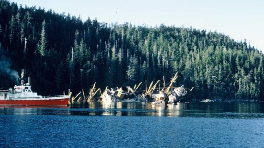 Oil removal completed on 53-year-old shipwreck in British Columbia ...