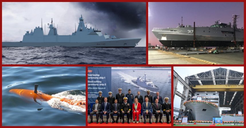 Podsumowanie wiadomości o statkach bezpieczeństwa morskiego |  14 października – australijskie i pakistańskie okręty patrolowe, polskie fregaty i AUV do łowienia min, łodzie nurkowe Marynarki Wojennej Indii