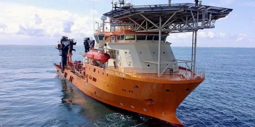 James Fisher and Sons' dive support vessel Subtech Paladin
