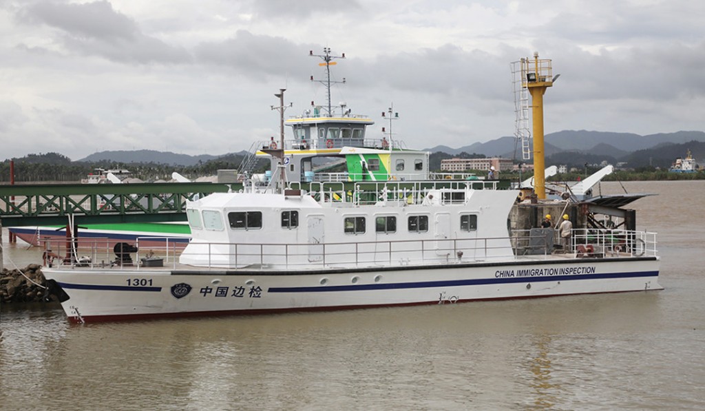 Jianglong delivers 45m patrol boat for Dawan district