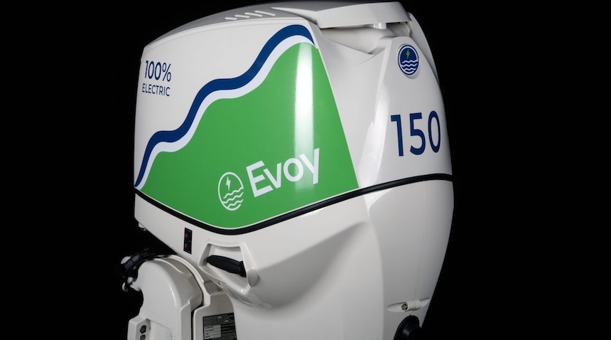 GEAR | Evoy develops 150hp electric outboard motor - Baird Maritime