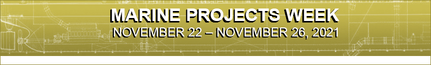 Welcome to Marine Projects Week!
