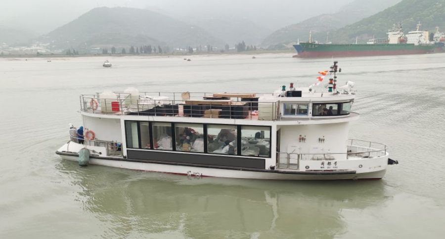 VESSEL REVIEW | Mindu – Electric sightseeing vessel built for China’s Minjiang River