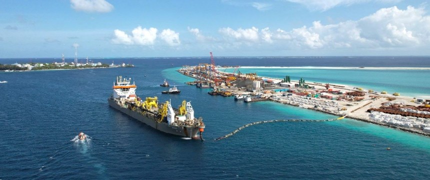 Boskalis wraps up island reclamation in Maldives