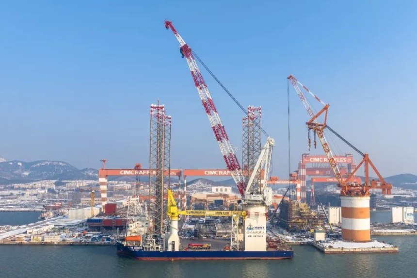 Boqiang Heavy Industry's wind turbine installation vessel Boqiang 3060