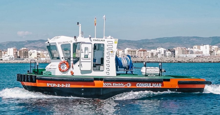 Revisión del barco |  Castalia – Barco eléctrico de trabajo portuario para la Embajada de España