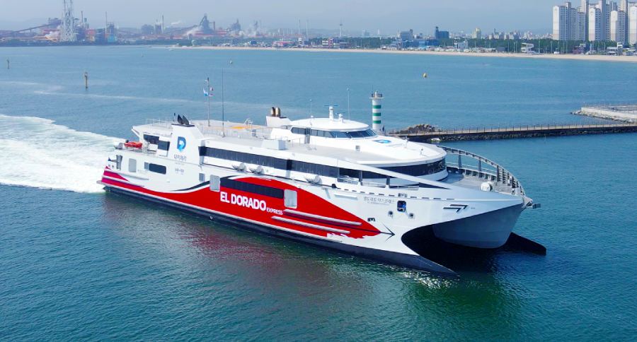 VESSEL REVIEW | El Dorado Express – Catamaran Ro-Pax delivered to South Korean owner
