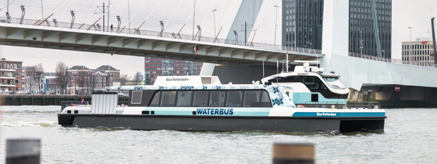 Ship Review |  Blue Rotterdam – Dutch company Waterbus adds a hybrid passenger ferry to the fleet