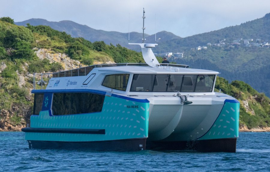 VESSEL REVIEW | Ika Rere – Electric catamaran enters service with New Zealand commuter ferry company