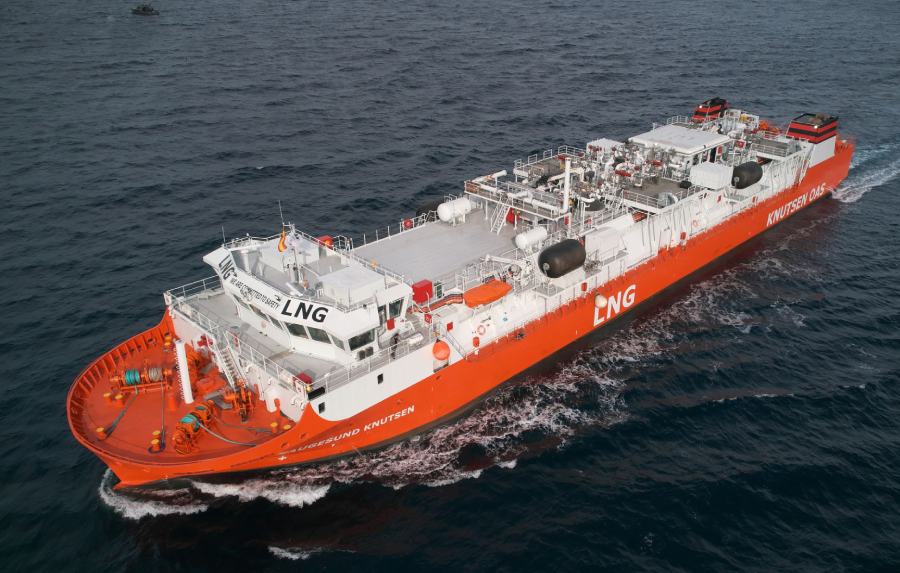 Revisión del barco |  Haugesund Knutsen: un buque de combustible de GNL en apoyo de las operaciones de Shell en España