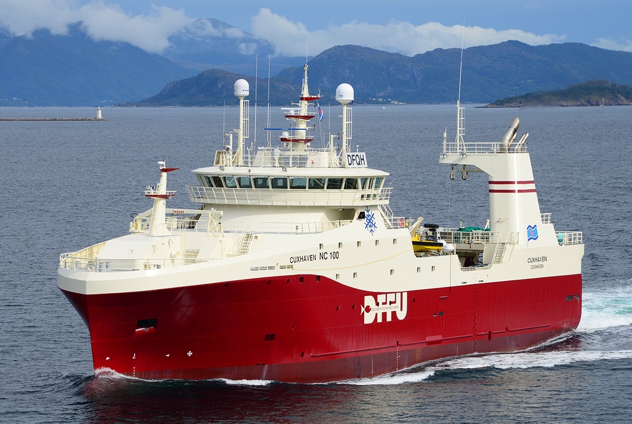 Deutsche Fischfang Union rolls out latest trawler - Baird Maritime