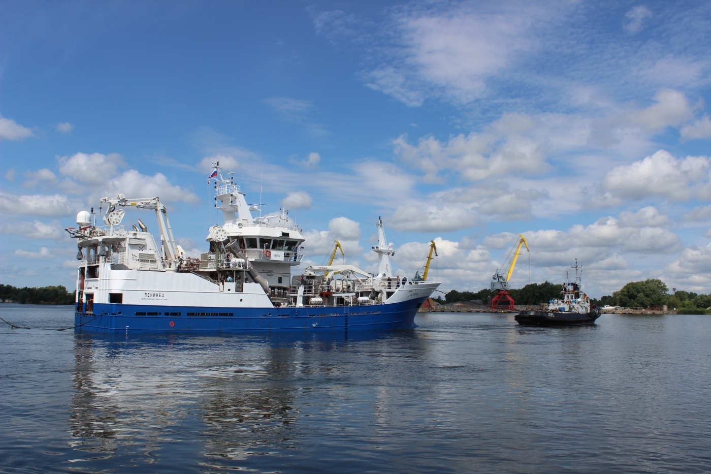 Project SK3101R trawler Leninets begins sea trials - Baird Maritime