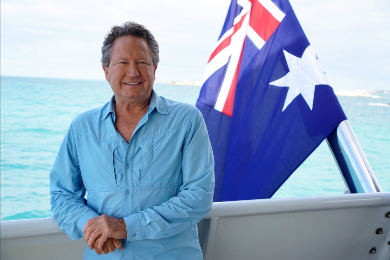 Minderoo Foundation chairman Andrew Forrest