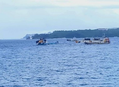 Vessel involved in human smuggling runs aground off Palawan 